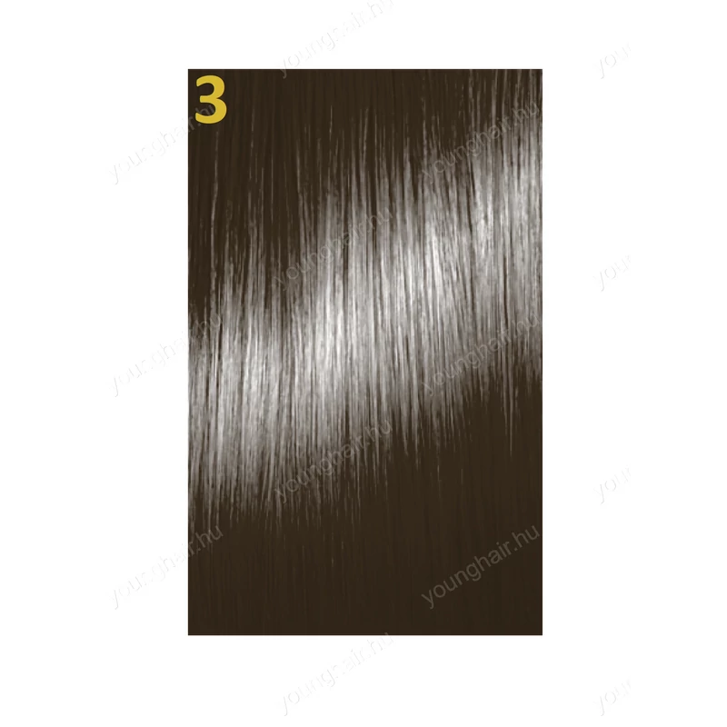 Color Beauty krémhajfesték 100 ml / 3 sötét gesztenyebarna