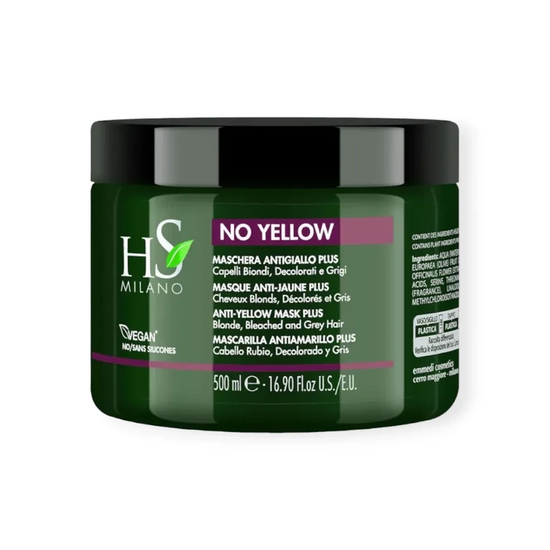 Pakolás No Yellow HS - hamvasító hajpakolás vadvirág mézzel 500 ml