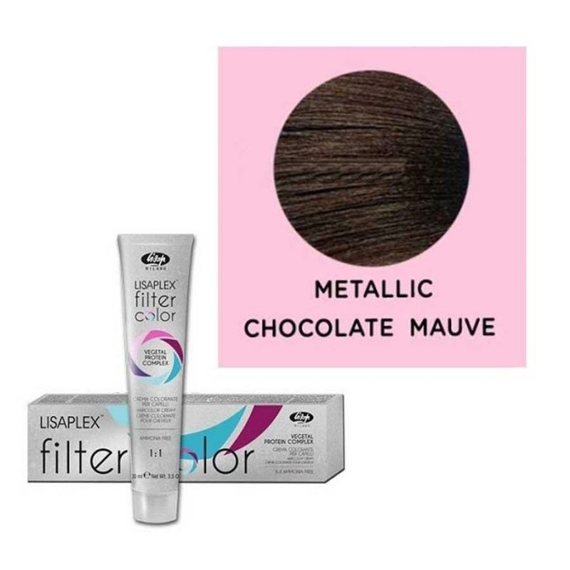 Lisaplex Filter Color ammóniamentes színezőkrém Chocolate Mauve 100 ml