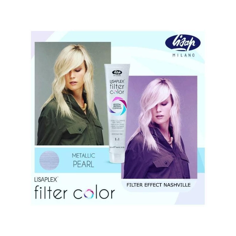 Lisaplex Filter Color ammóniamentes színezőkrém Pearl 100 ml