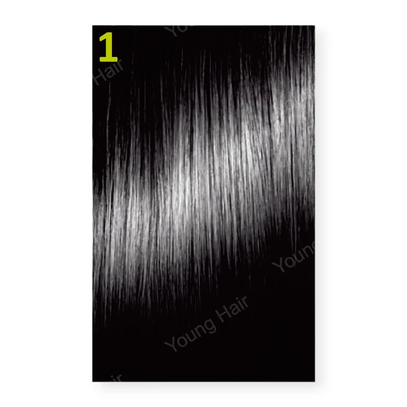 Native ammóniamentes krémhajfesték 100 ml / 1 fekete