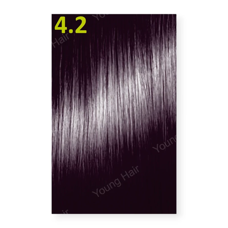 Native ammóniamentes krémhajfesték 100 ml / 4.2 viola barna