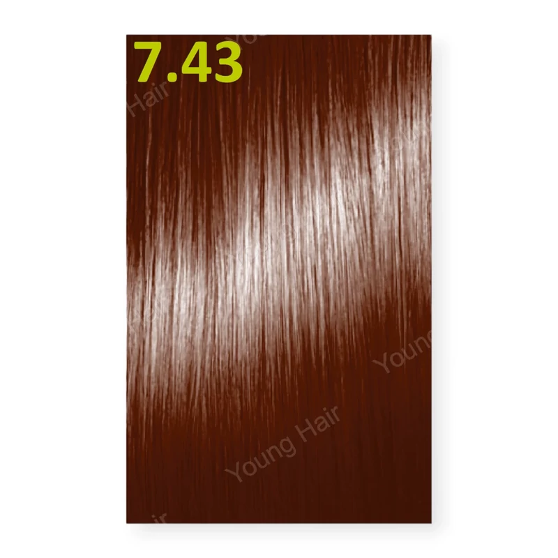 Native ammóniamentes krémhajfesték 100 ml / 7.43 rezes aranyszőke