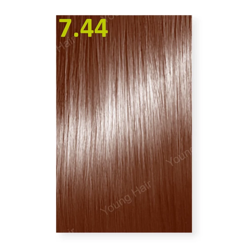 Native ammóniamentes krémhajfesték 100 ml / 7.44 intenzív rezes aranyszőke