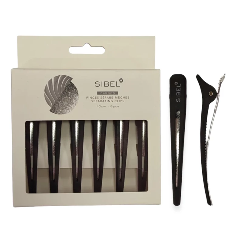 Sibel Carbon csipesz 10cm 6 db