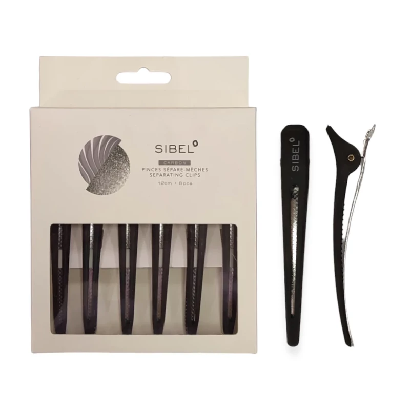 Sibel Carbon csipesz 12cm 6 db