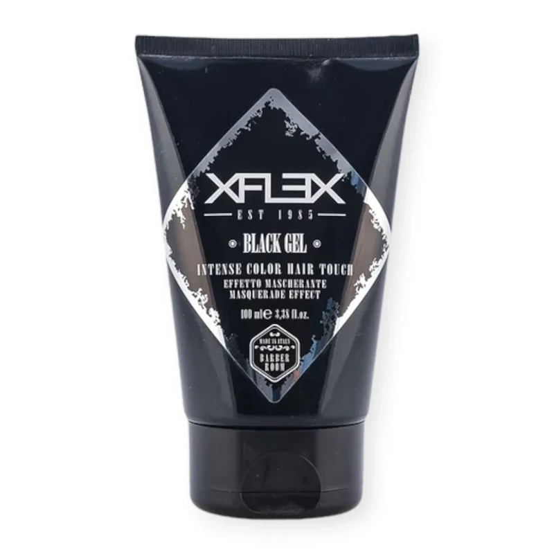 Xflex Black gél - fekete hajzselé 100 ml