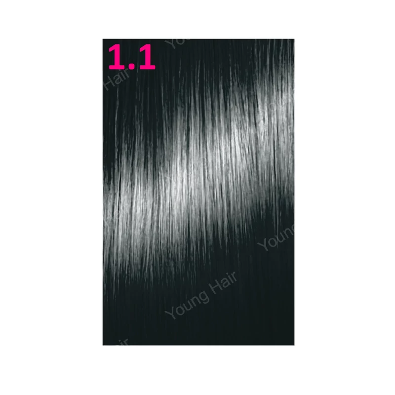 Young Color You Y-PLEX krémhajfesték 100 ml / 1.1 kékes fekete