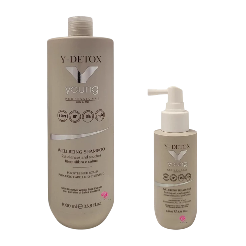 Y-Detox - zsíros, korpás hajra szett nagy kiszerelésben