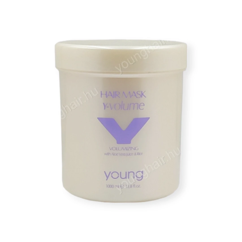 Young Volume - Hajpakolás volumen növelő Aloé Veraval és rizzsel 1000 ml